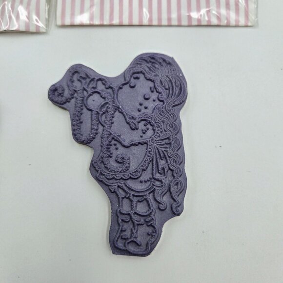 Magnolia Tilda Cling Rubber Stamps Spreads Love Glittering Tilda Sleeping Baby - Picture 7 of 16